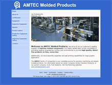 Tablet Screenshot of amtecmolded.com